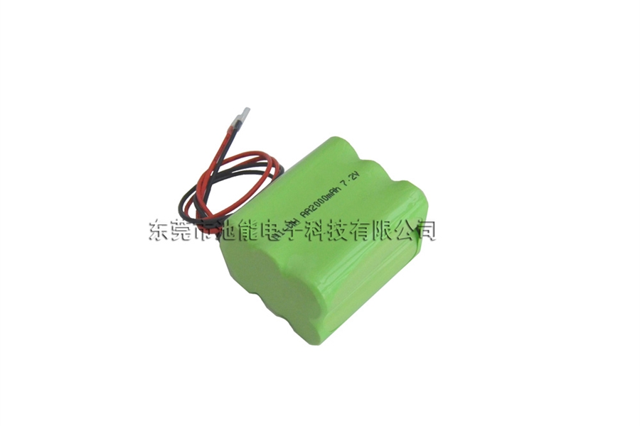 2000mAh 鎳氫充電電池組 7.2V